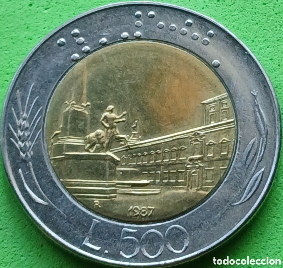 Monedas antiguas de Europa: Italia 500 liras 1987 km#111