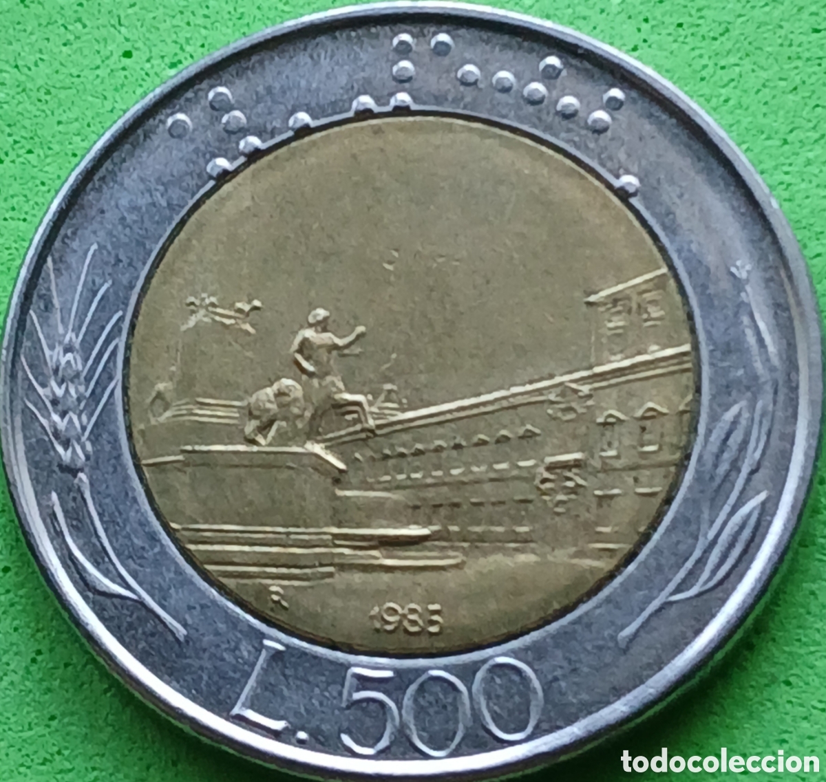 Monedas antiguas de Europa: Italia 500 liras 1985 km#111