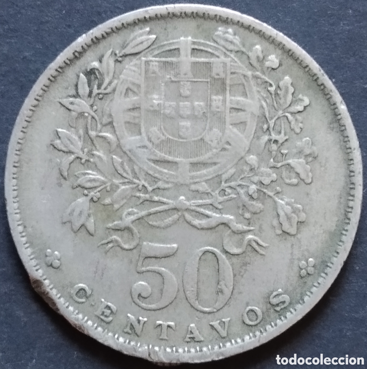 Monedas antiguas de Europa: MONEDA - PORTUGAL 50 CENTAVOS 1962