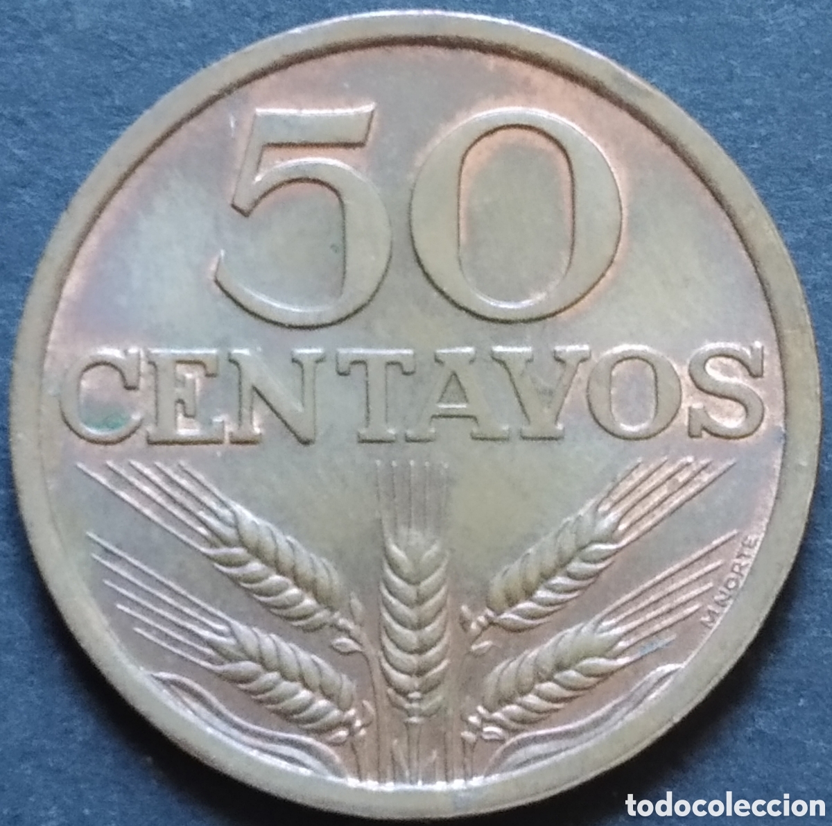 Monedas antiguas de Europa: MONEDA - PORTUGAL 50 CENTAVOS 1975