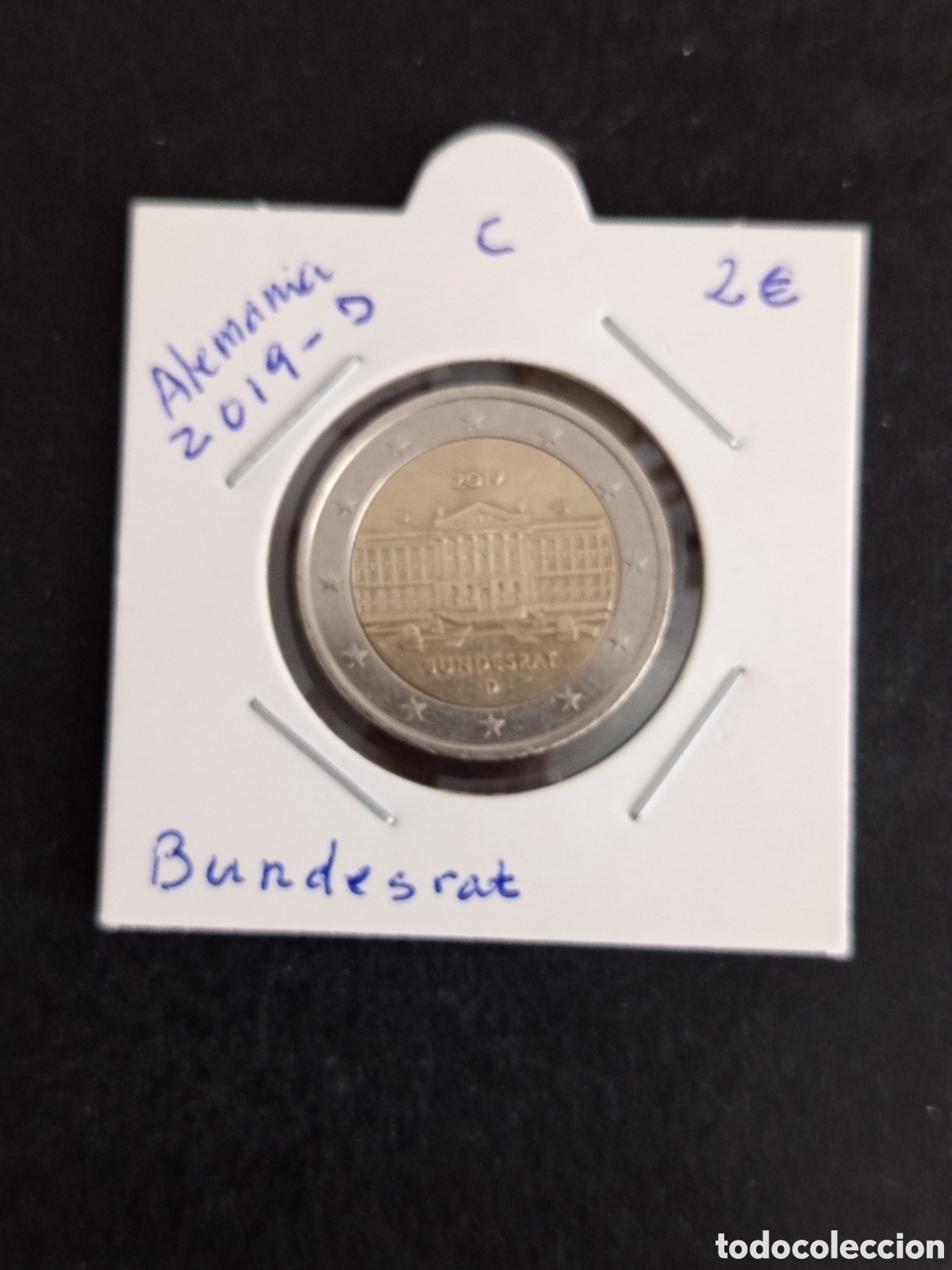 Monedas antiguas de Europa: Alemania, 2019-D. 2 &euro; conmemorativo circulado. Pedido m&iacute;nimo 3 &euro;. Ver fotos