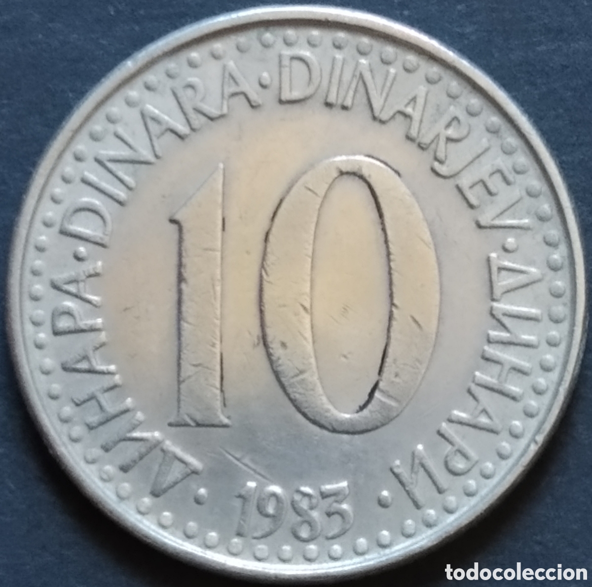 Monedas antiguas de Europa: MONEDA - YUGOSLAVIA 10 DINARES 1983