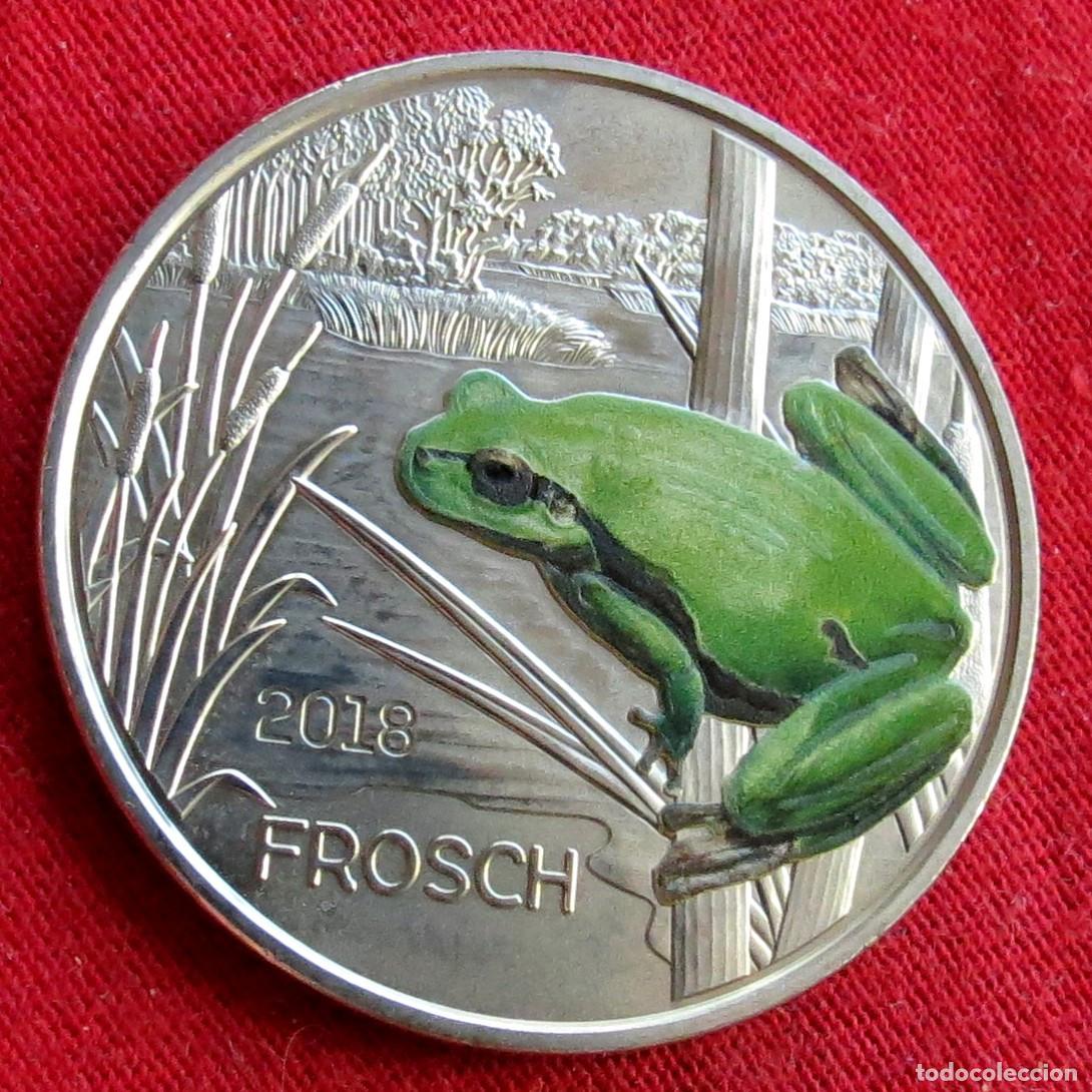 Monedas antiguas de Europa: AUSTRIA 3 euros 2018 rana
