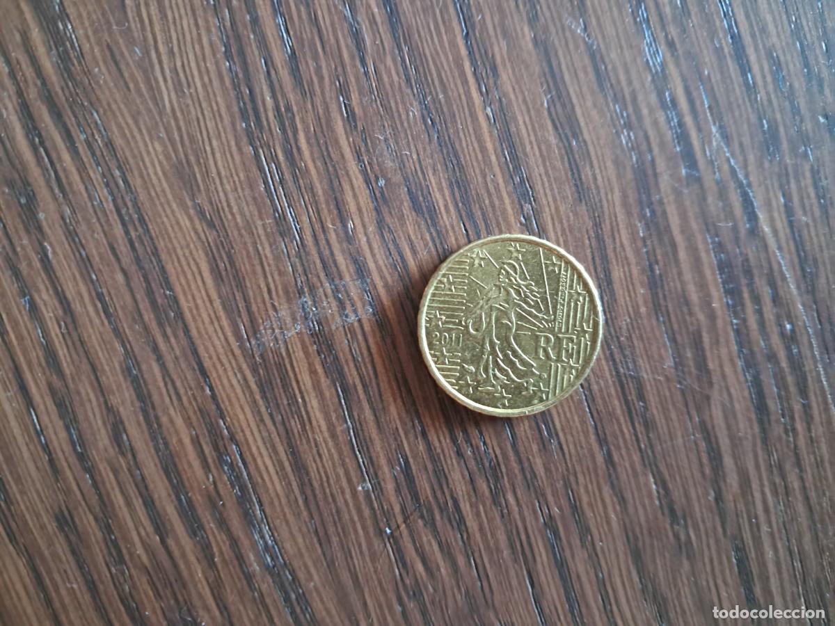Monedas antiguas de Europa: moneda de 10 c&eacute;ntimos de euro de Francia, a&ntilde;o 2011.