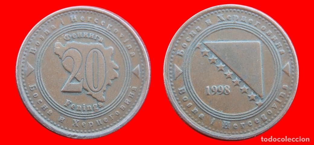 Monedas antiguas de Europa: 20 FENINGA 1998 BOSNIA HERZEGOVINA-155773