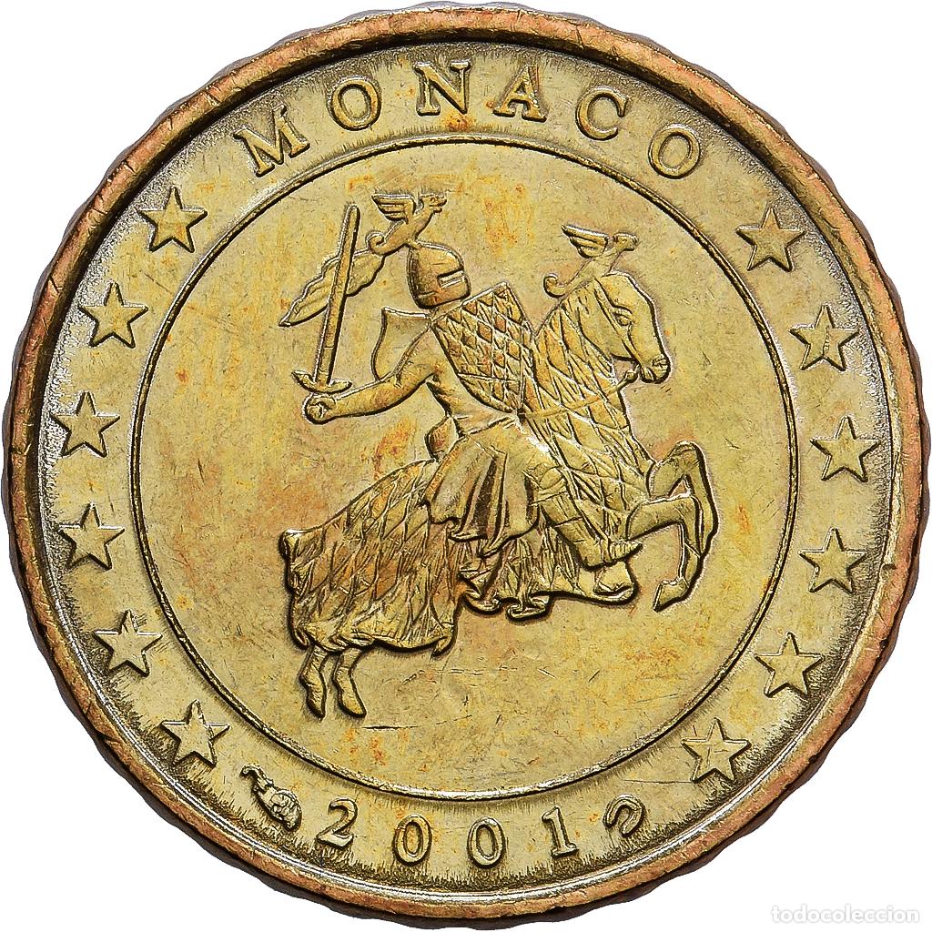 Monedas antiguas de Europa: [#1547420] M&oacute;naco, Rainier III, 10 Euro Cent, 2001, MDP, Nordic gold, MBC+, KM:170