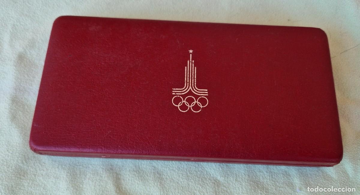 Monedas antiguas de Europa: Estuche 6 monedas de 1 rublo - Rusia - 1980