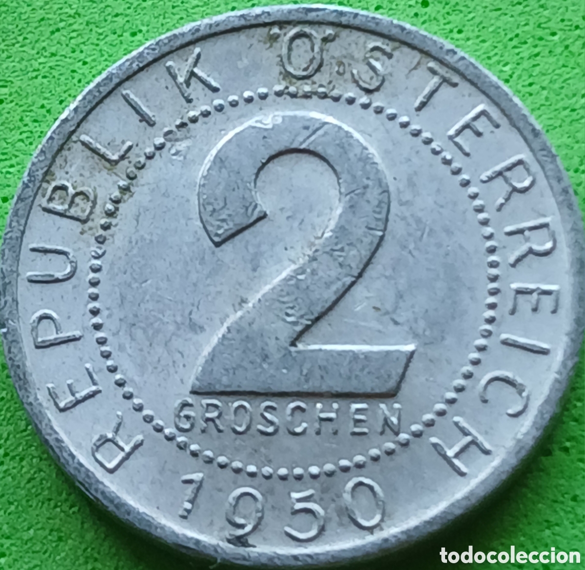 Monedas antiguas de Europa: Austria 2 groschen 1950 km#2876