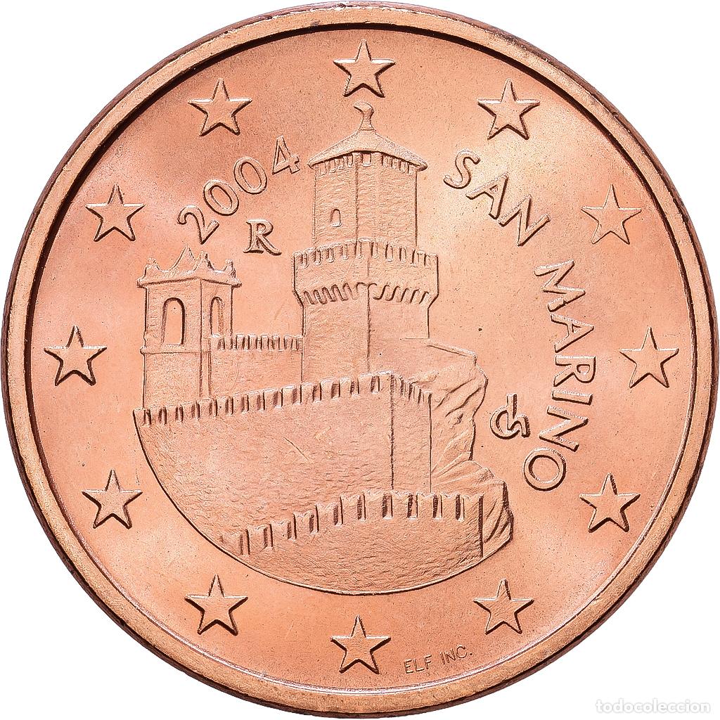 Monedas antiguas de Europa: [#1216769] San Marino, 5 Euro Cent, 2004, SC, Cobre chapado en acero, KM:442