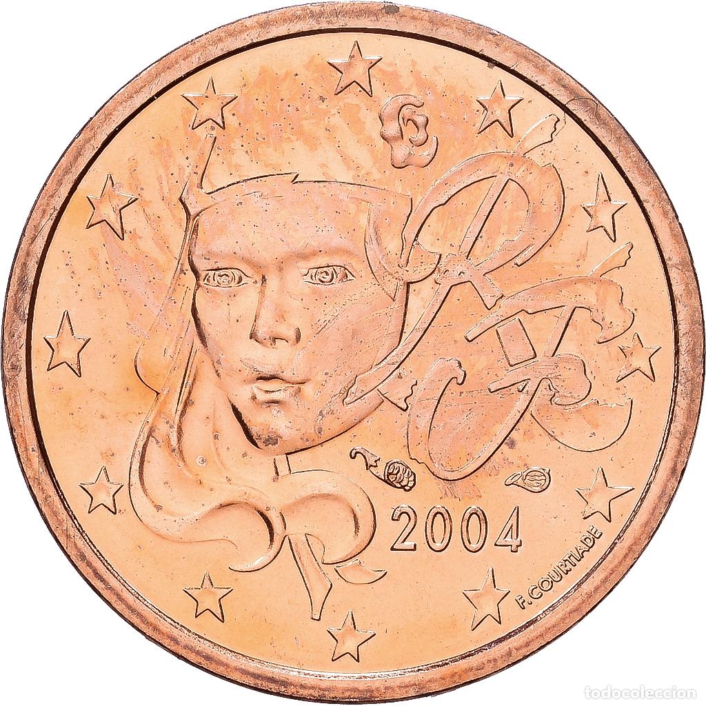 Monedas antiguas de Europa: [#1216780] Francia, Euro Cent, 2004, Paris, Cobre chapado en acero, FDC, Gadoury:1, KM:1282