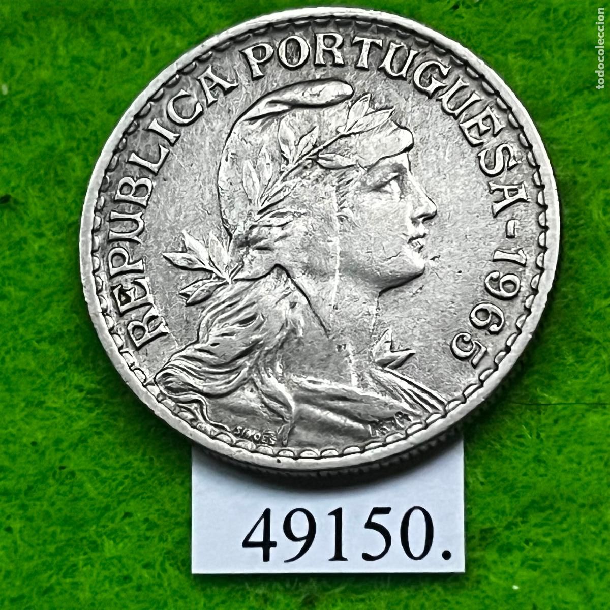 Monedas antiguas de Europa: Portugal 1 escudo 1965