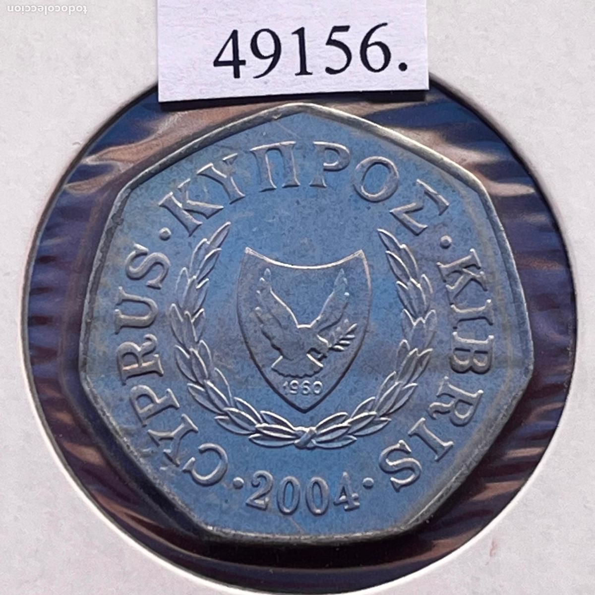 Monedas antiguas de Europa: Chipre 50 centimos 2004 - Foto 2