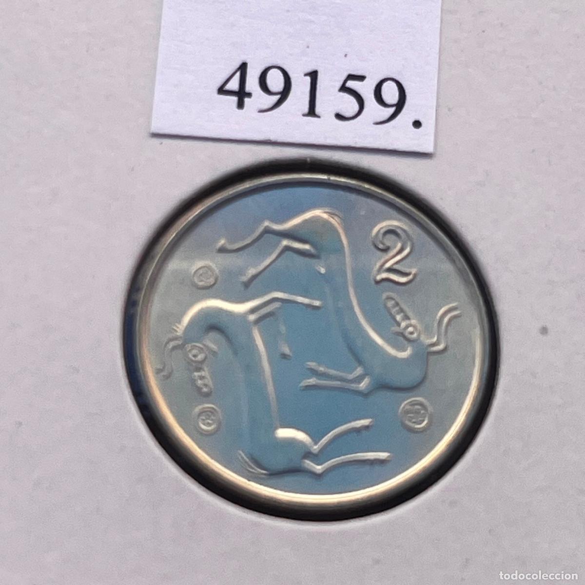 Monedas antiguas de Europa: Chipre 2 c&eacute;ntimos 1996