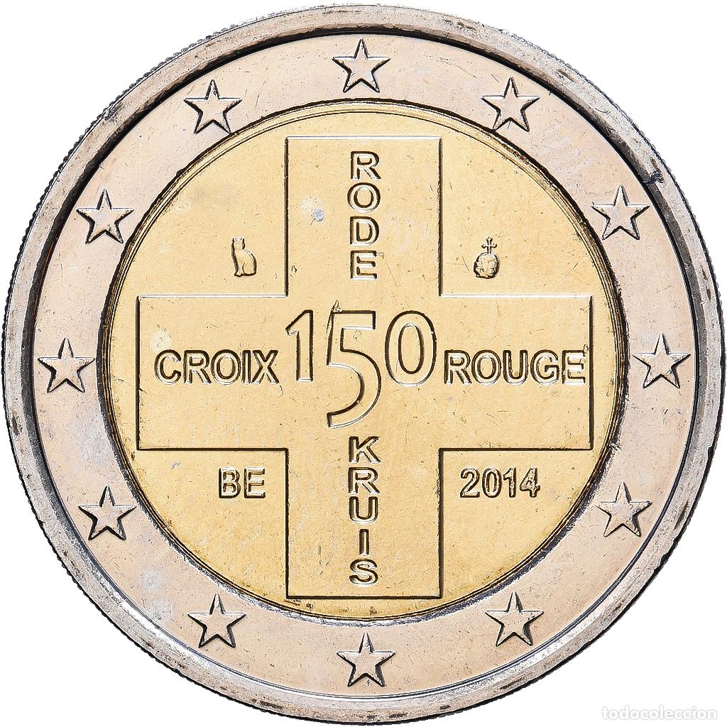 Monedas antiguas de Europa: [#1513959] B&eacute;lgica, 2 Euros, 150e anniversaire de la fondation de la Croix-Rouge de