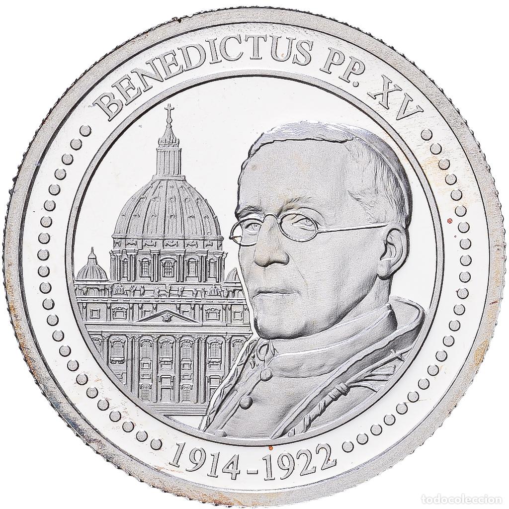 Monedas antiguas de Europa: [#1216710] Andorra, Diner, 2012, Benoit XV, Plata, FDC
