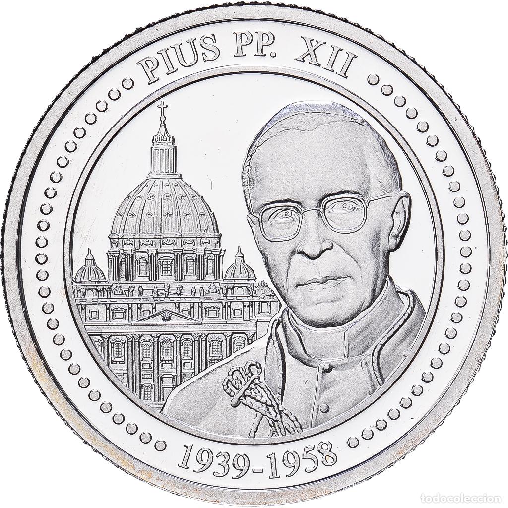 Monedas antiguas de Europa: [#1216709] Andorra, Diner, 2012, Pie XII, Plata, FDC