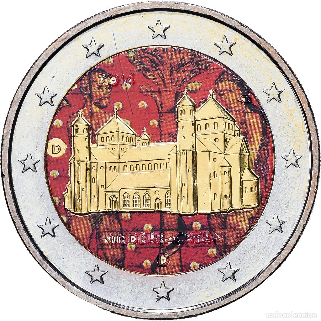 Monedas antiguas de Europa: [#1216718] Alemania, 2 Euro, Colourized, 2014, Stuttgart, Bimet&aacute;lico, SC, KM:New