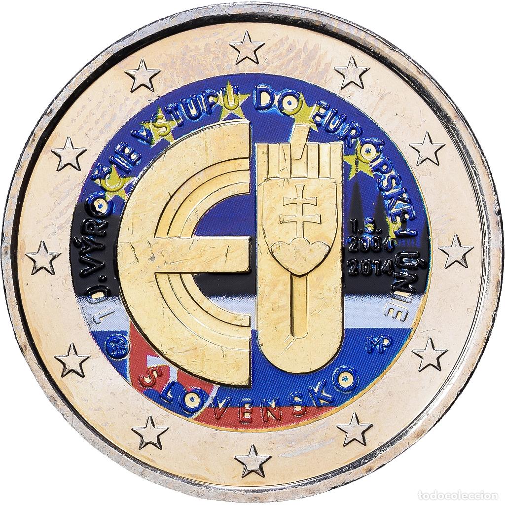 Monedas antiguas de Europa: [#1216722] Eslovaquia, 2 Euro, Colourized, 2014, Bimet&aacute;lico, SC, KM:New