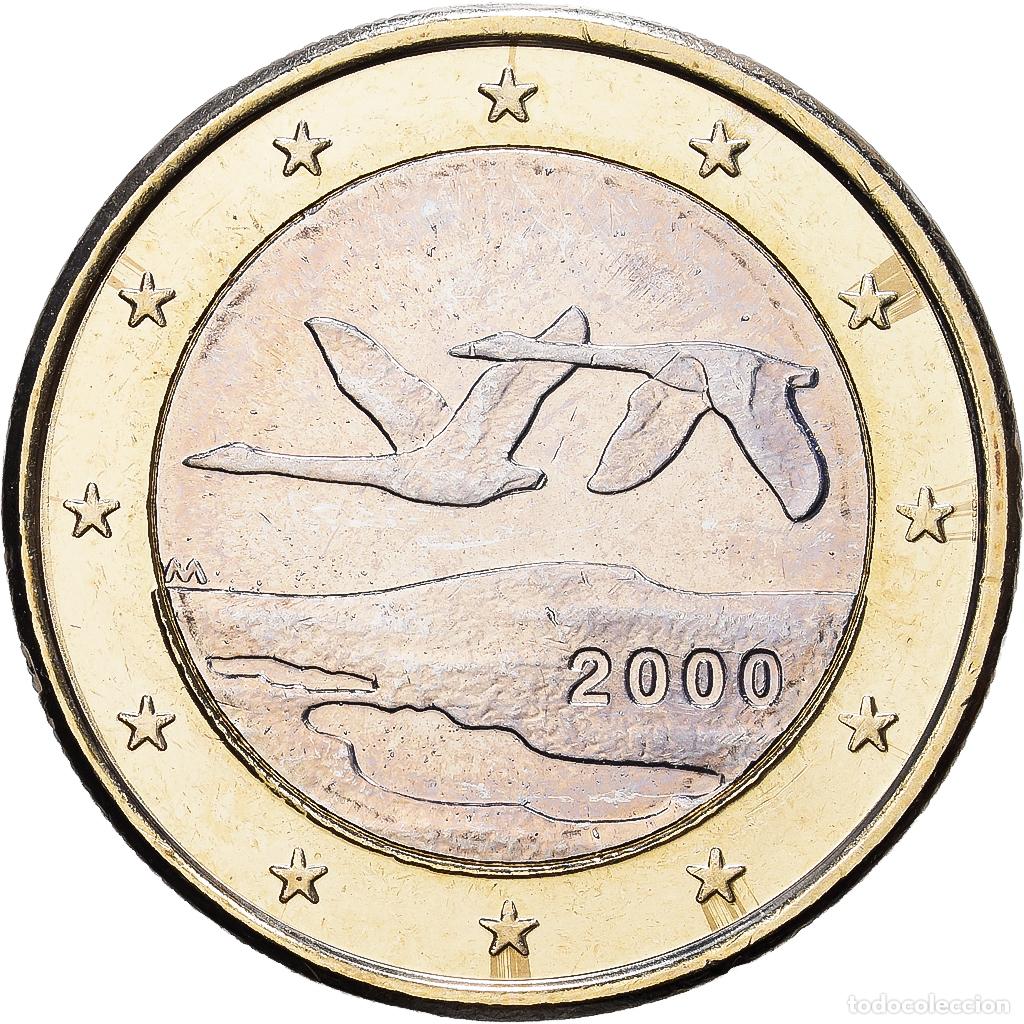 Monedas antiguas de Europa: [#1514003] Finlandia, Euro, s&eacute;rie FDC, 2000, Mint of Finland, Bimet&aacute;lico, MBC+, KM:104