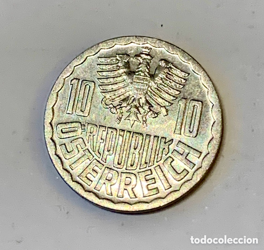 Monedas antiguas de Europa: Moneda. Republik Osterreich. 10 Groschen 1992.