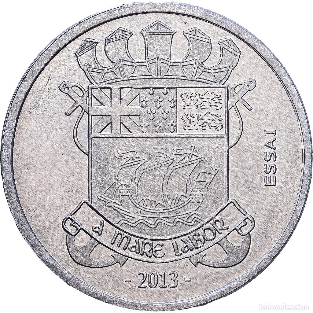 Monedas antiguas de Europa: [#1547431] San Pedro y Miquel&oacute;n, 5 Francs, 2013, ESSAI, Aluminio, MBC