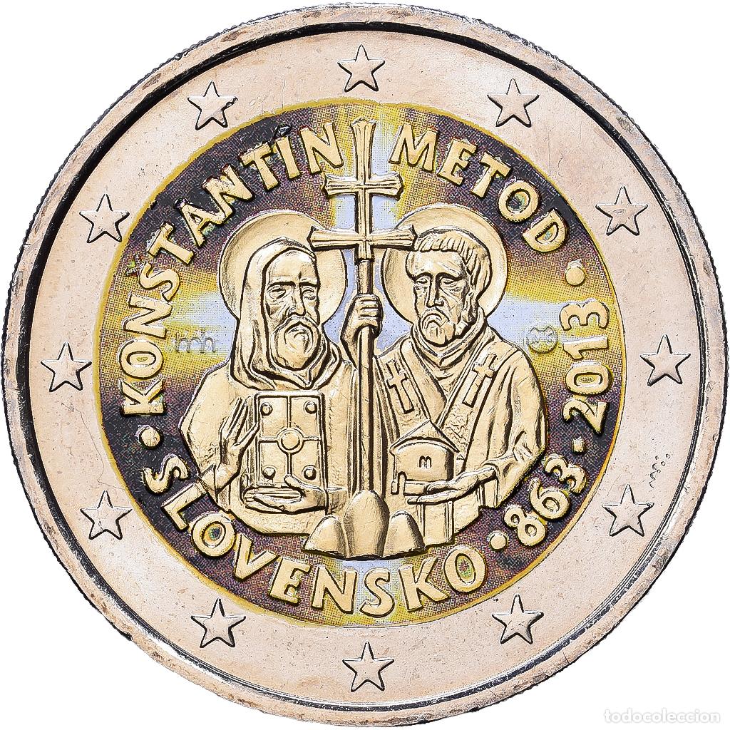 Monedas antiguas de Europa: [#1216730] Eslovaquia, 2 Euro, Colourized, 2013, Stuttgart, Bimet&aacute;lico, SC, KM:New