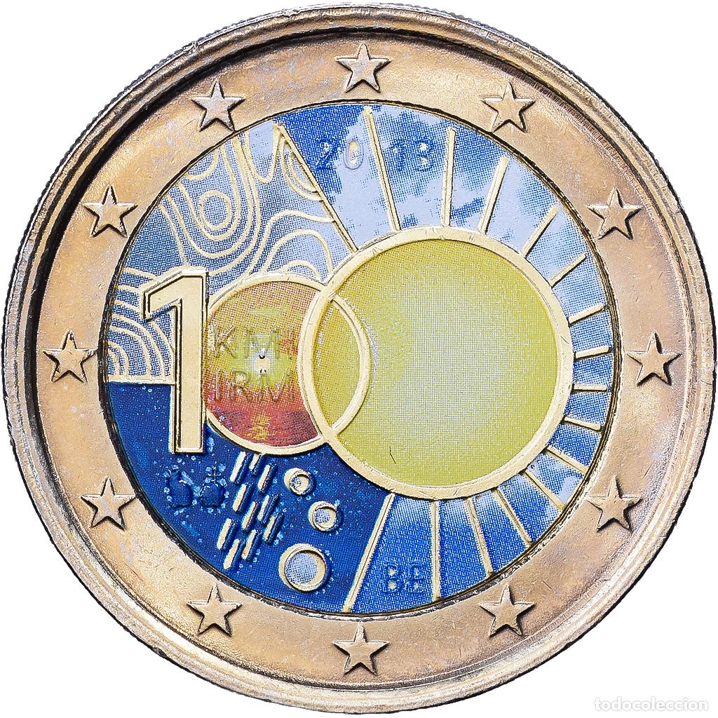Monedas antiguas de Europa: [#1216728] B&eacute;lgica, 2 Euro, Colourized, 2013, Brussels, Bimet&aacute;lico, SC