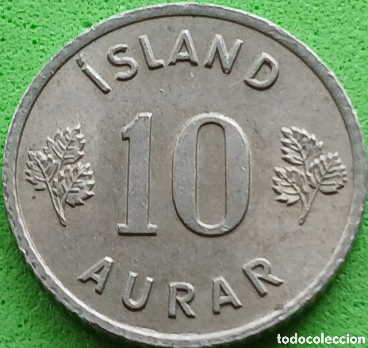 Monedas antiguas de Europa: Islandia 10 aurar 1969 km#10