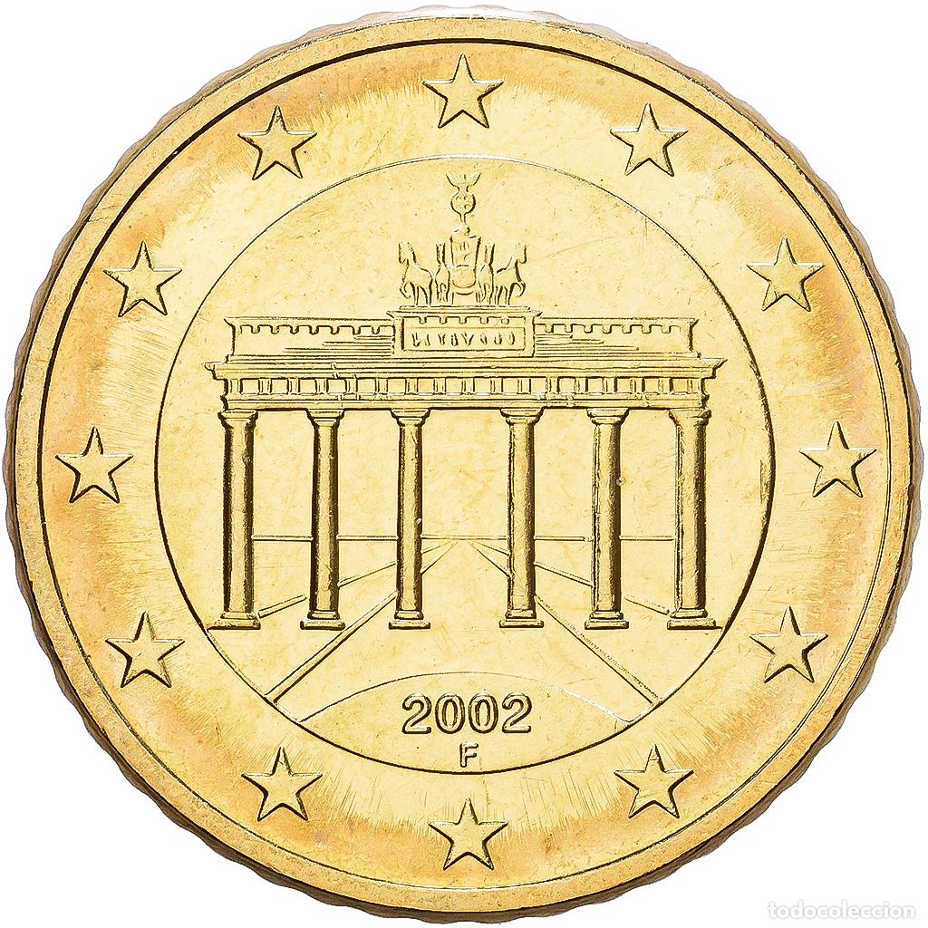 Monedas antiguas de Europa: [#1514020] Alemania, 50 Euro Cent, 2002, Stuttgart, Nordic gold, SC+