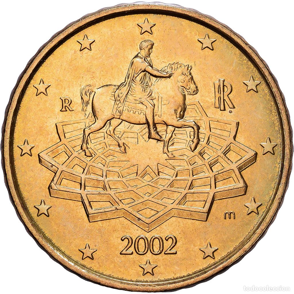 Monedas antiguas de Europa: [#1514016] Italia, 50 Euro Cent, 2002, Rome, Lat&oacute;n, EBC, KM:215