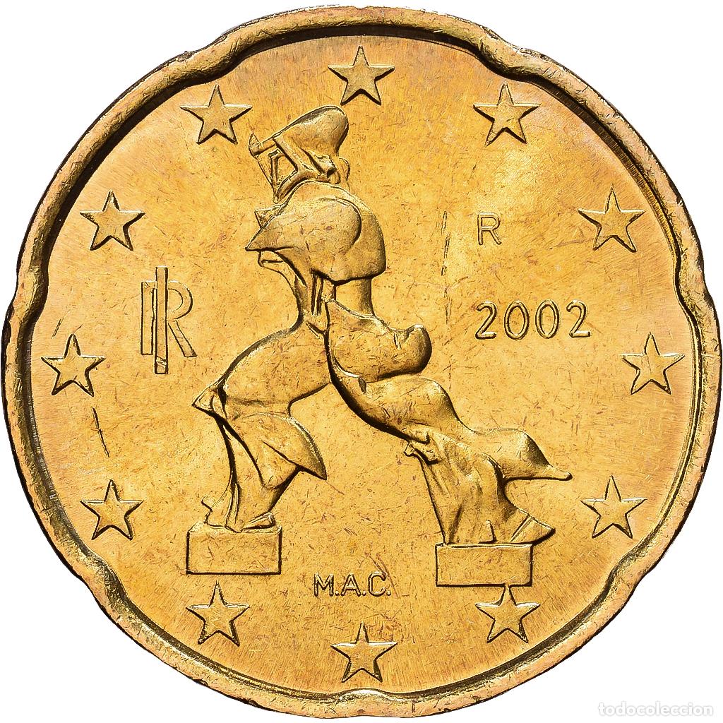 Monedas antiguas de Europa: [#1514017] Italia, 20 Euro Cent, 2002, Rome, Lat&oacute;n, EBC+, KM:214