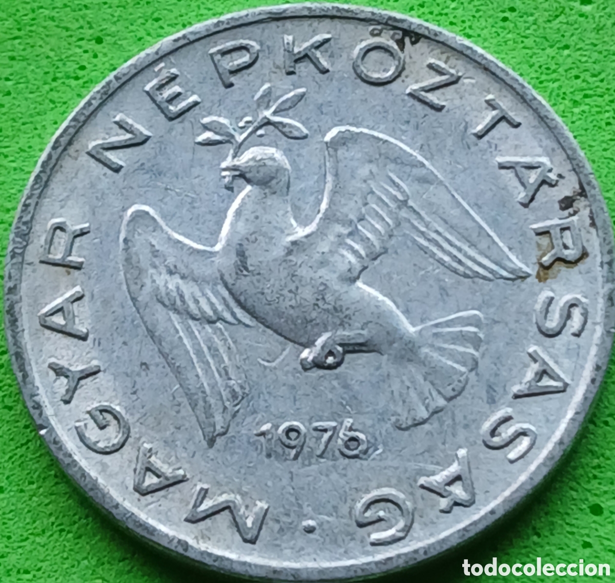 Monedas antiguas de Europa: Hungr&iacute;a 10 filler 1976 km#572