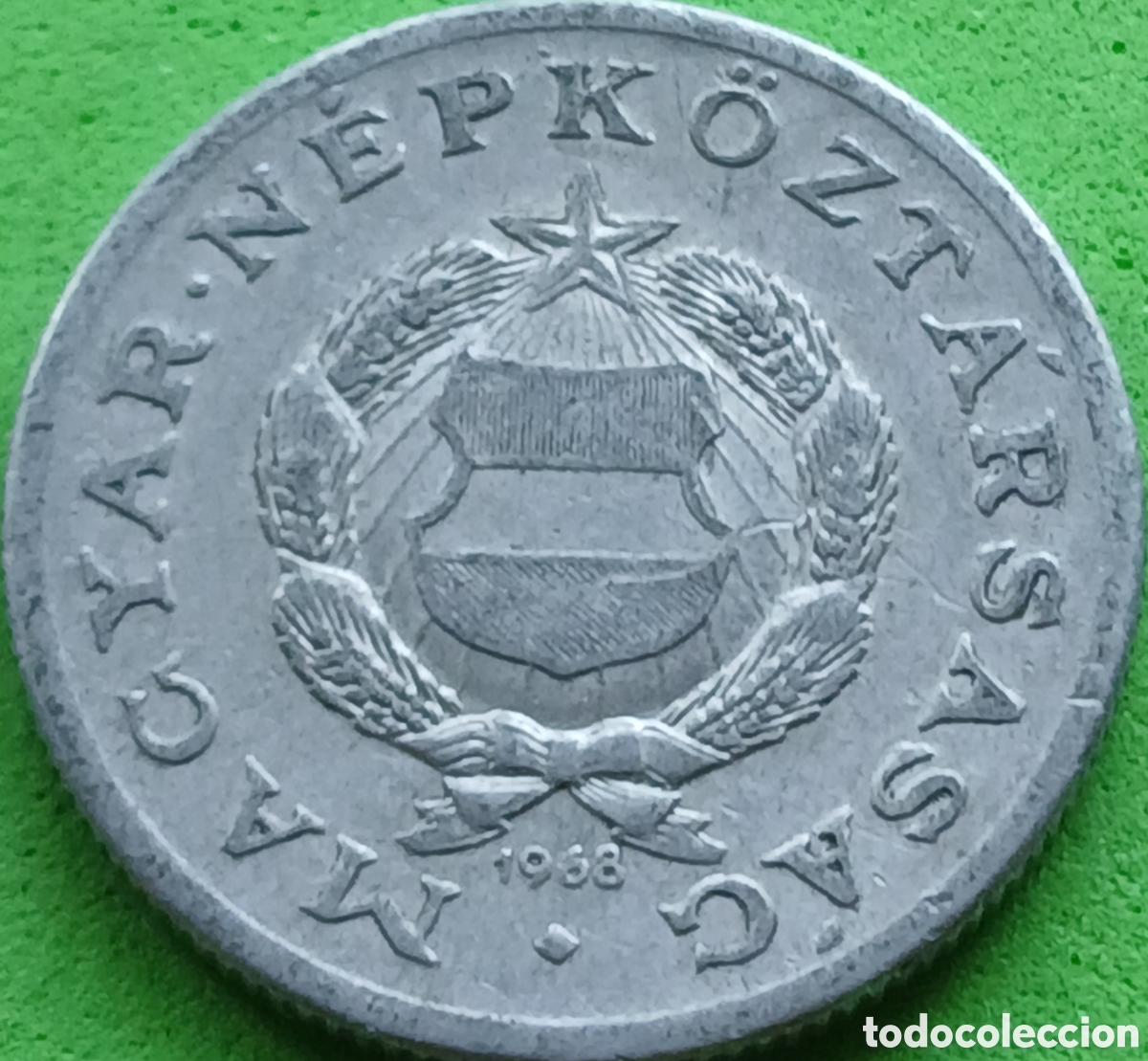 Monedas antiguas de Europa: Hungr&iacute;a 1 forint 1968 km#575