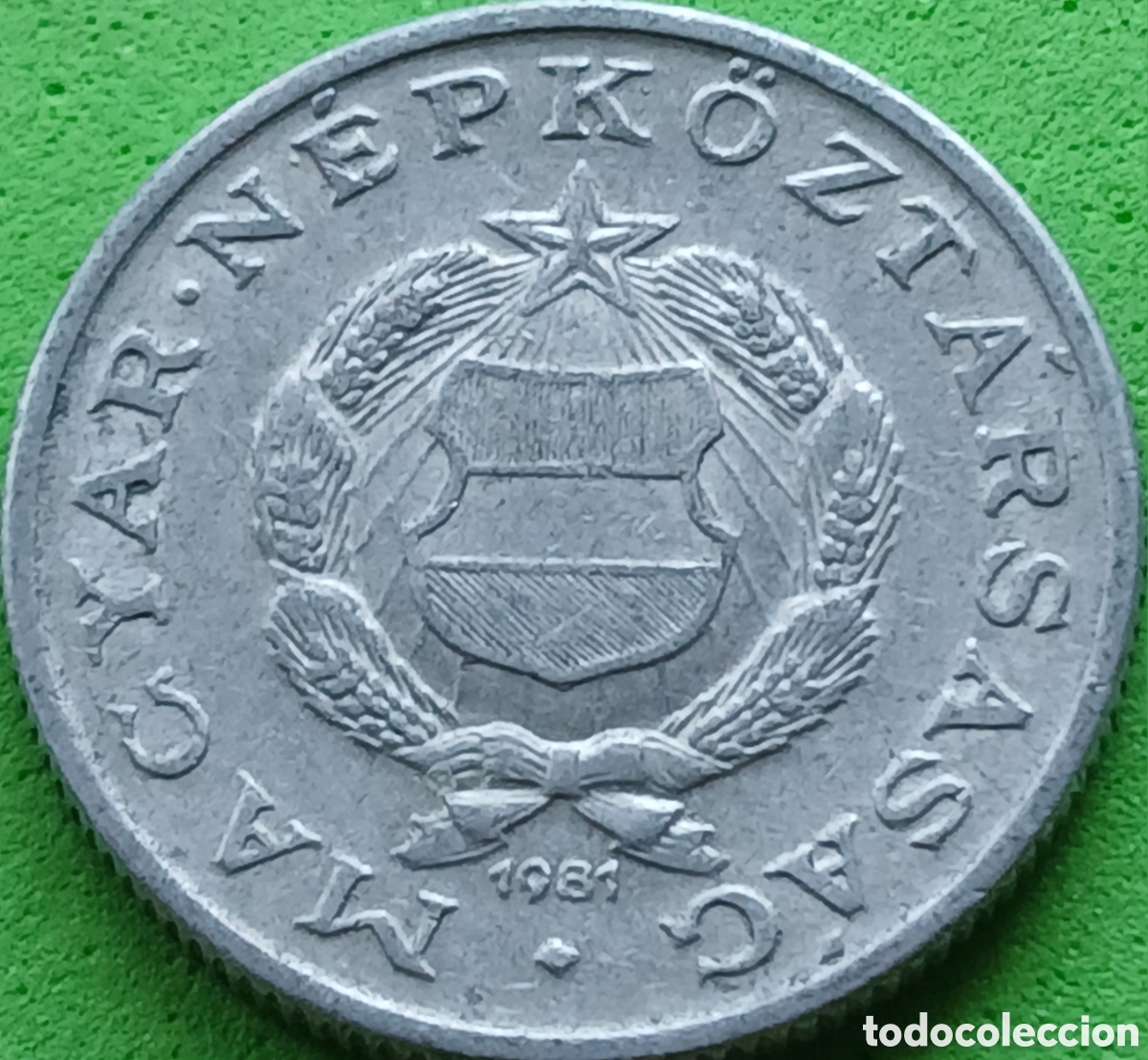 Monedas antiguas de Europa: Hungr&iacute;a 1 forint 1981 km#575