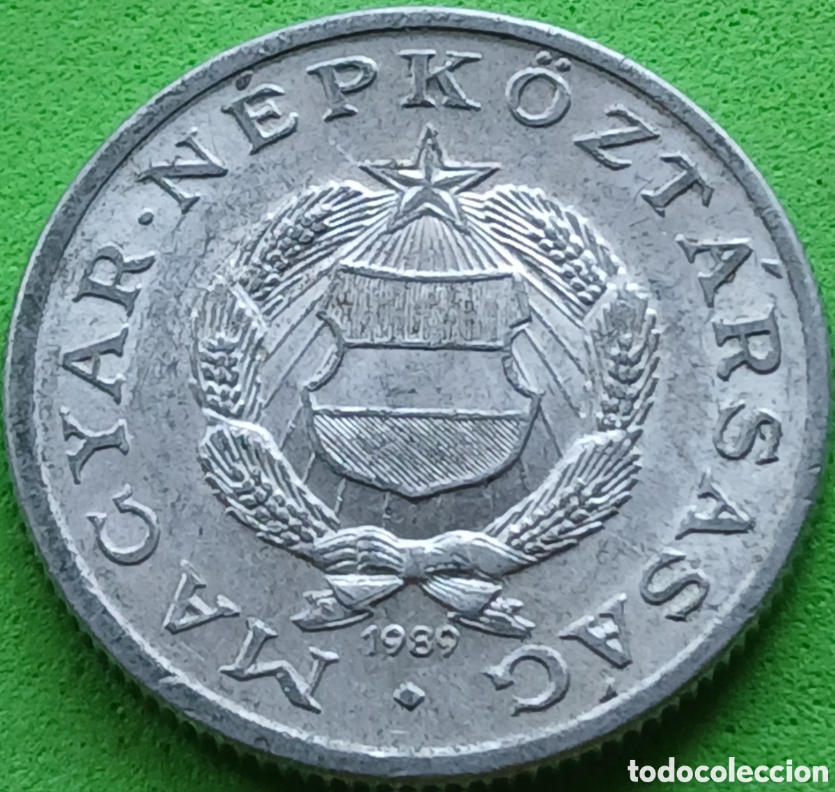Monedas antiguas de Europa: Hungr&iacute;a 1 forint 1989 km#575