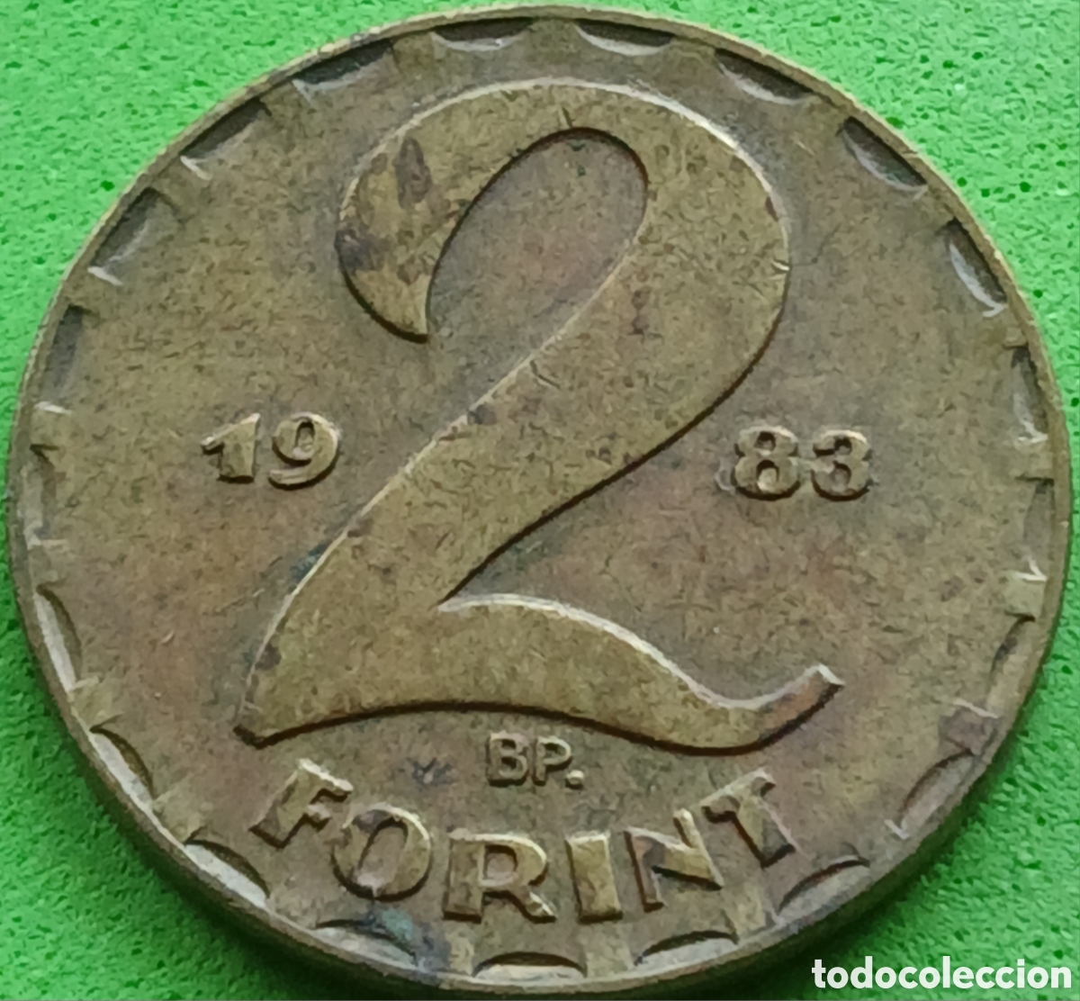 Monedas antiguas de Europa: Hungr&iacute;a 2 forint 1983 km#591