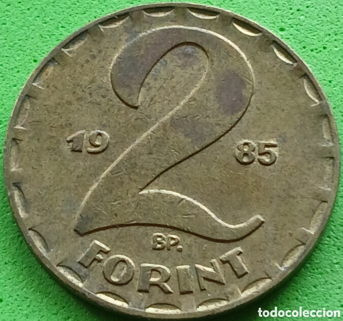 Monedas antiguas de Europa: Hungr&iacute;a 2 forint 1985 km#591