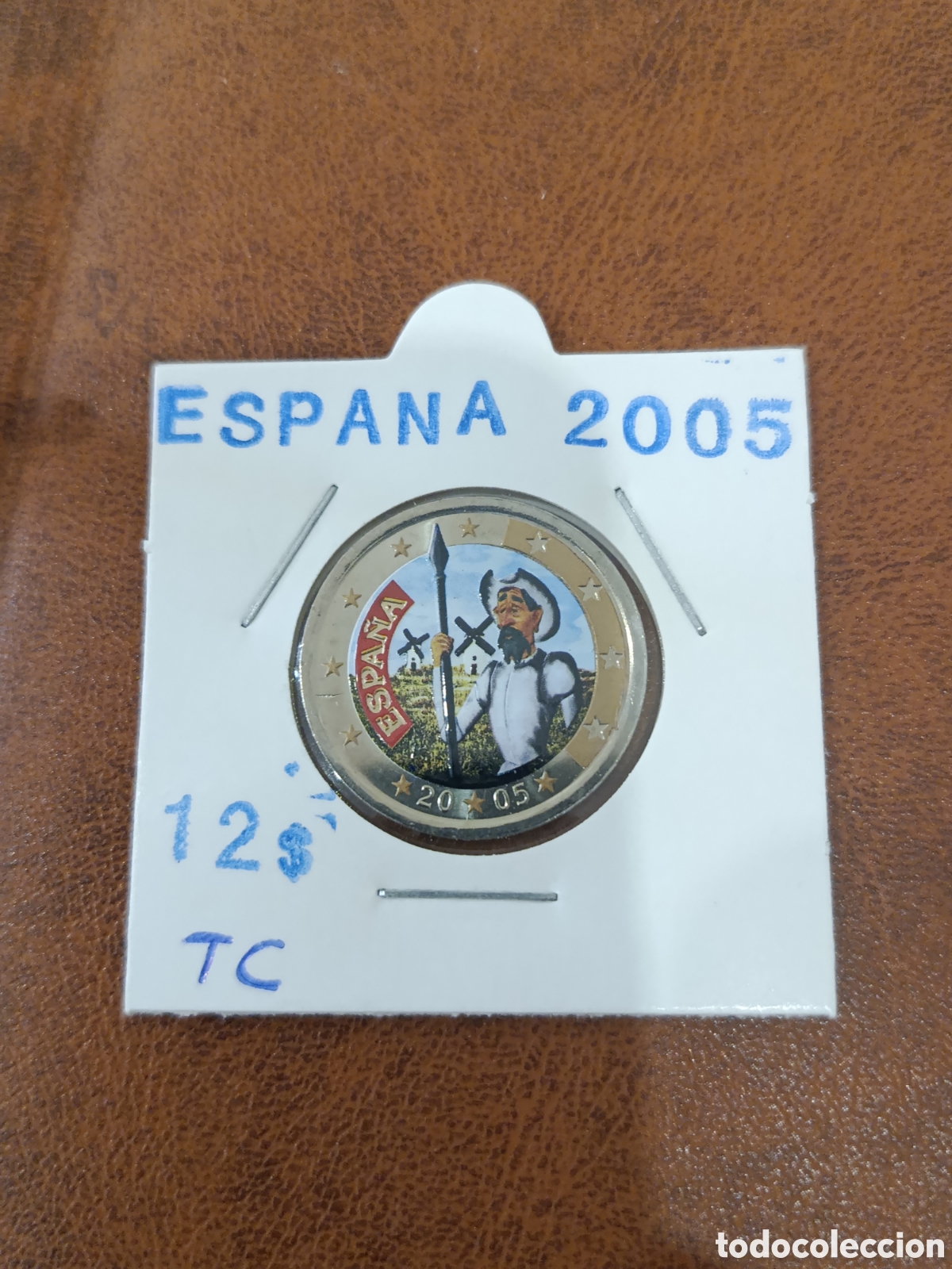 Monedas antiguas de Europa: Espa&ntilde;a 2005 Quijote Color 2 Euros