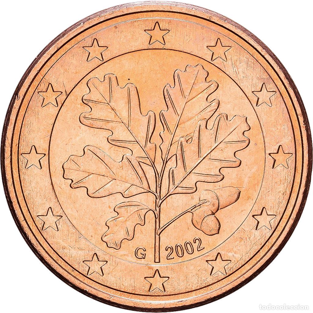 Monedas antiguas de Europa: [#1514022] Alemania, 5 Euro Cent, 2002, Karlsruhe, Cobre chapado en acero, SC