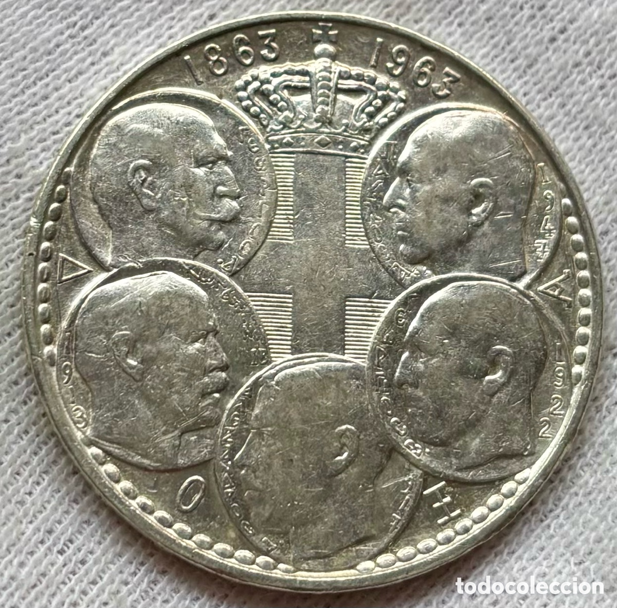 Monedas antiguas de Europa: Moneda PLATA GRECIA 30 Dracmas 1963