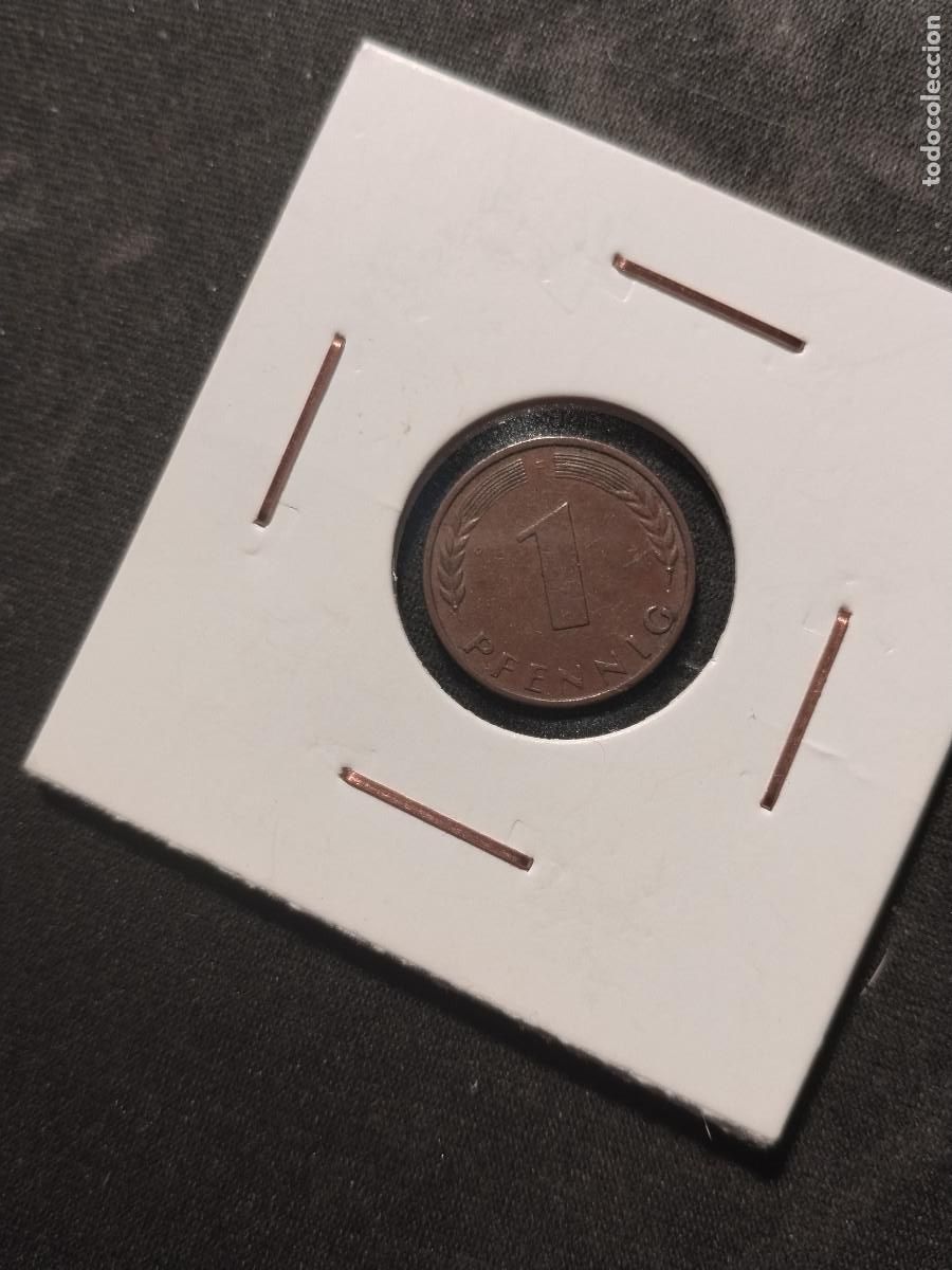 Monedas antiguas de Europa: Alemania 1 Pfennig 1950 - Rep&uacute;blica Federal Alemana