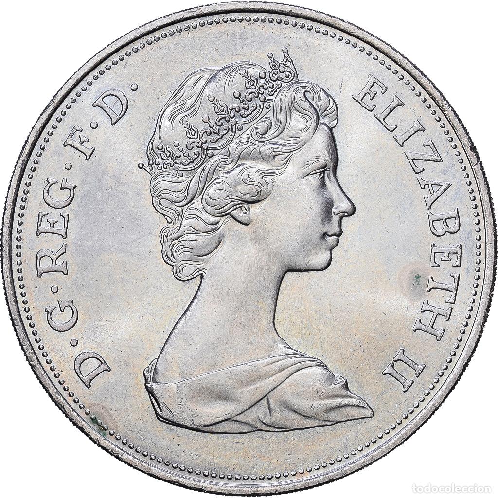 Monedas antiguas de Europa: [#1216748] Gran Breta&ntilde;a, Elizabeth II, 25 New Pence, Silver Wedding, 1972, Llantrisant