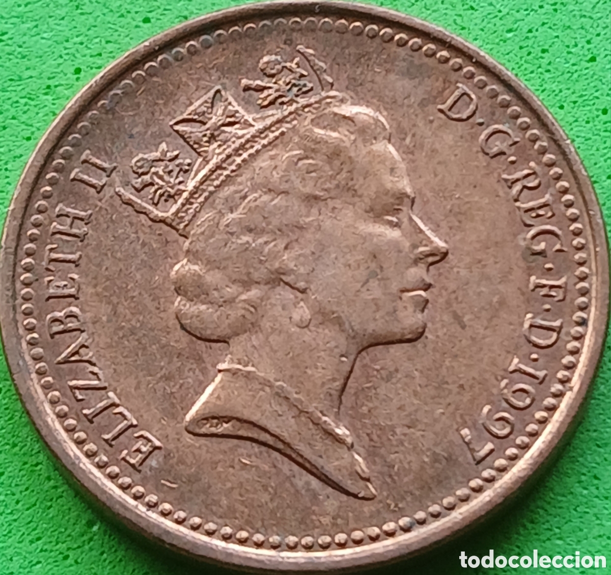 Monedas antiguas de Europa: Reino Unido one penny 1997 km#935a