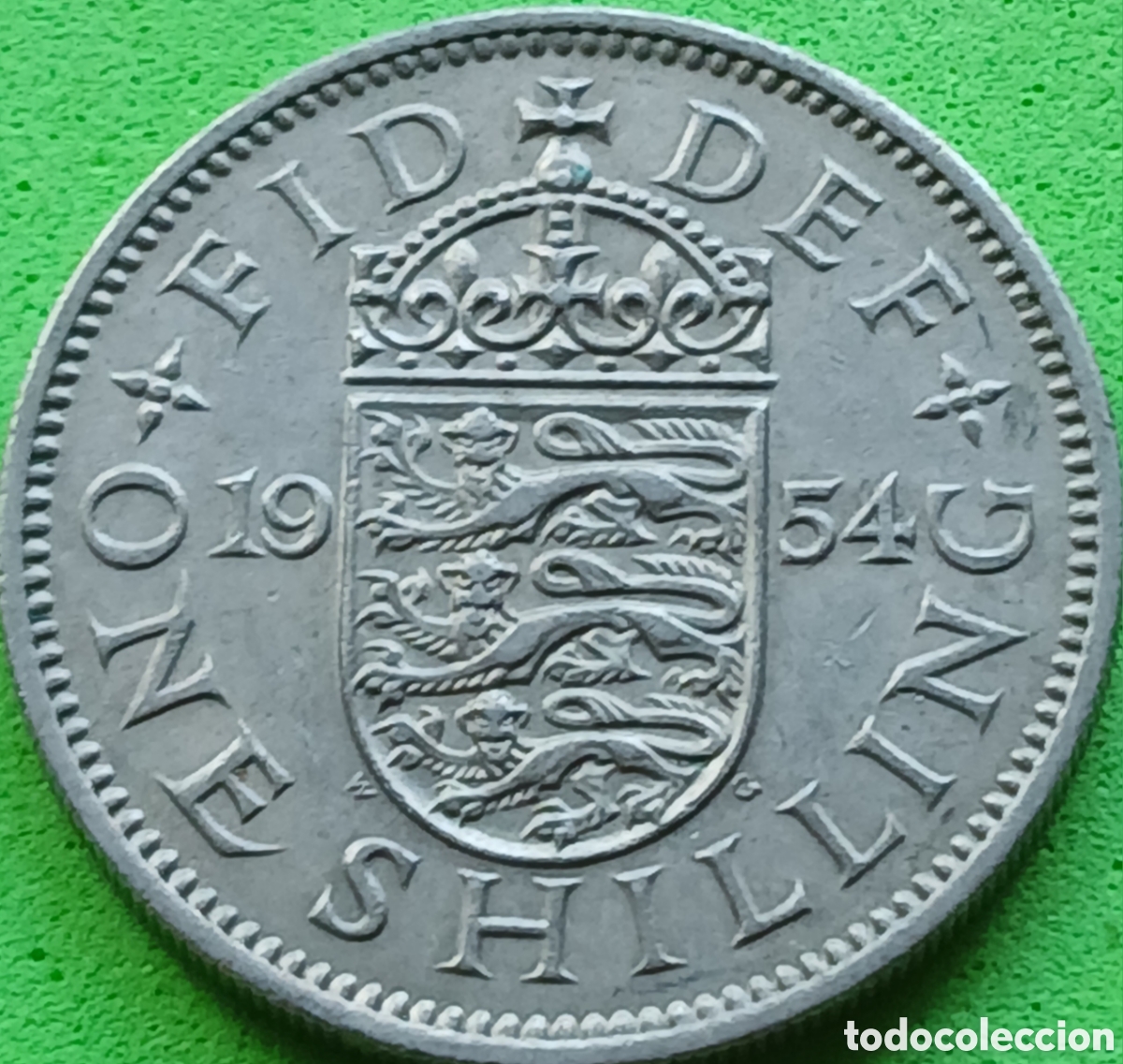 Monedas antiguas de Europa: Reino Unido one shilling 1954 km#904