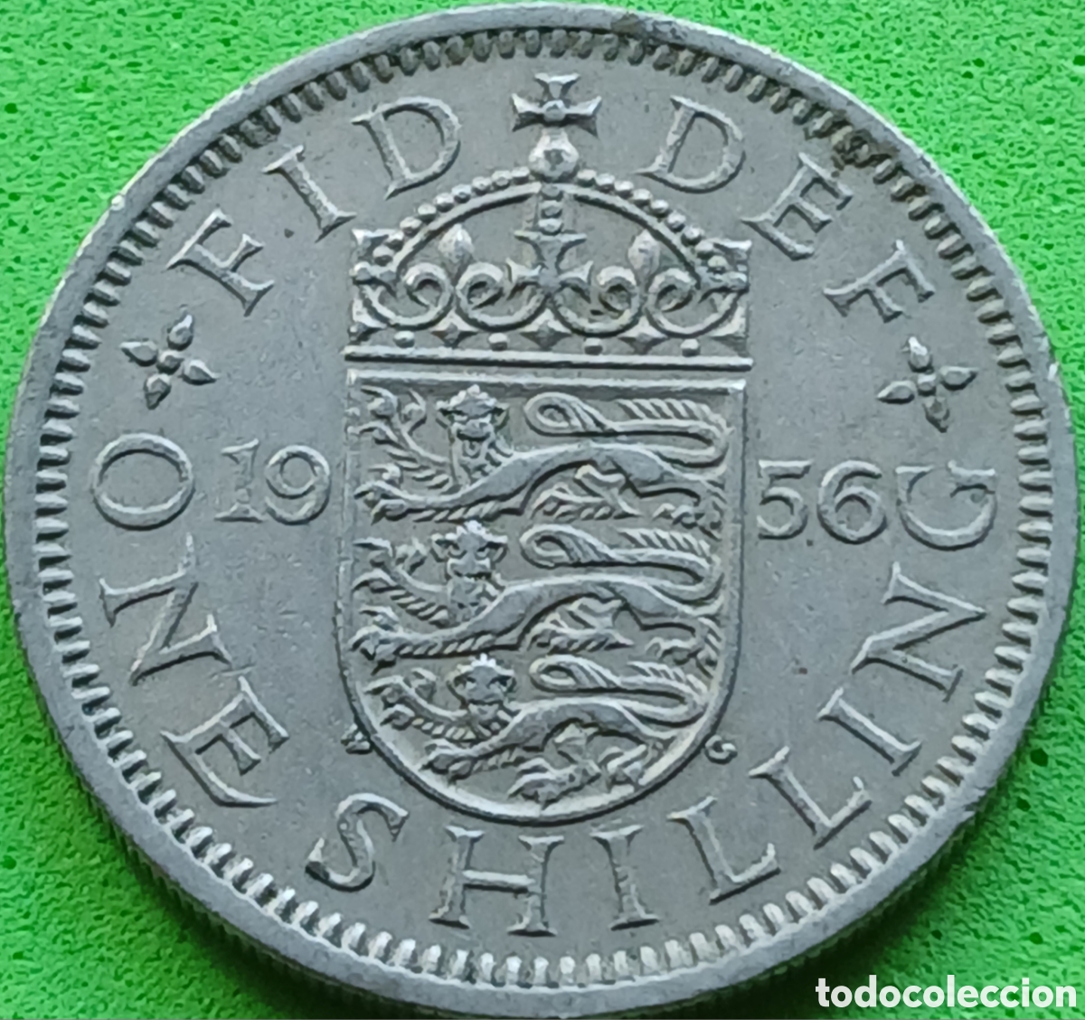 Monedas antiguas de Europa: Reino Unido one shilling 1956 km#904
