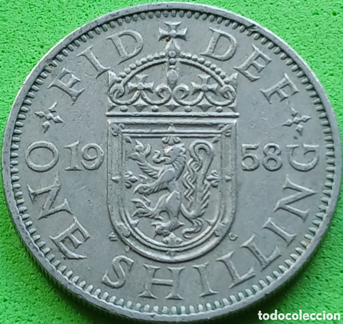 Monedas antiguas de Europa: Reino Unido one shilling 1958 km#905