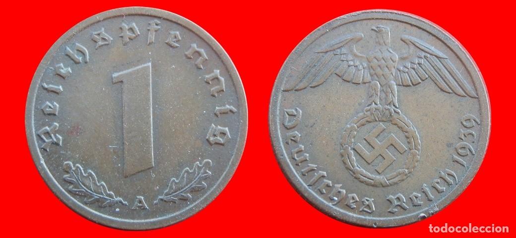 Monedas antiguas de Europa: 1 REICHSPFENNIG 1939A TERCER REICH ALEMANIA-155821