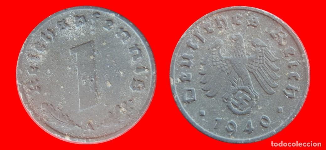 Monedas antiguas de Europa: 1 REICHSPFENNIG 1940A TERCER REICH ALEMANIA-155822