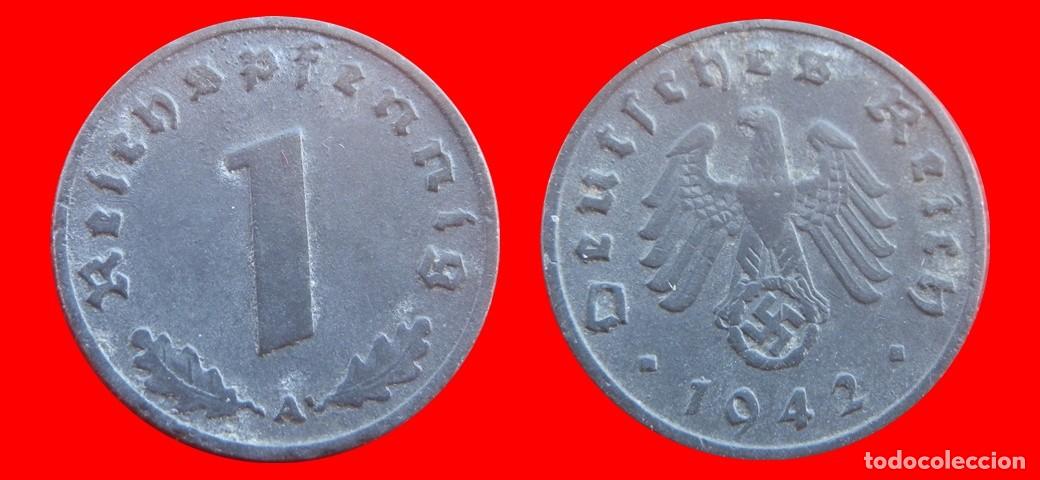 Monedas antiguas de Europa: 1 REICHSPFENNIG 1942A TERCER REICH ALEMANIA-155824