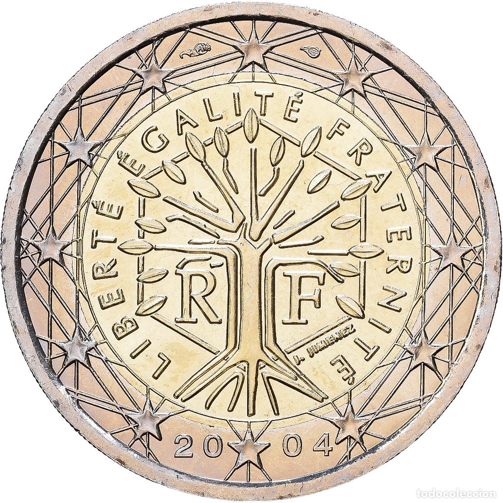 Monedas antiguas de Europa: [#1216773] Francia, 2 Euro, 2004, Paris, Bimet&aacute;lico, SC, Gadoury:8., KM:1289
